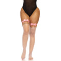 LEG AVENUE - LIGUERO ALTO DE CUERO VEGANO TALLA ÚNICA - ROJO