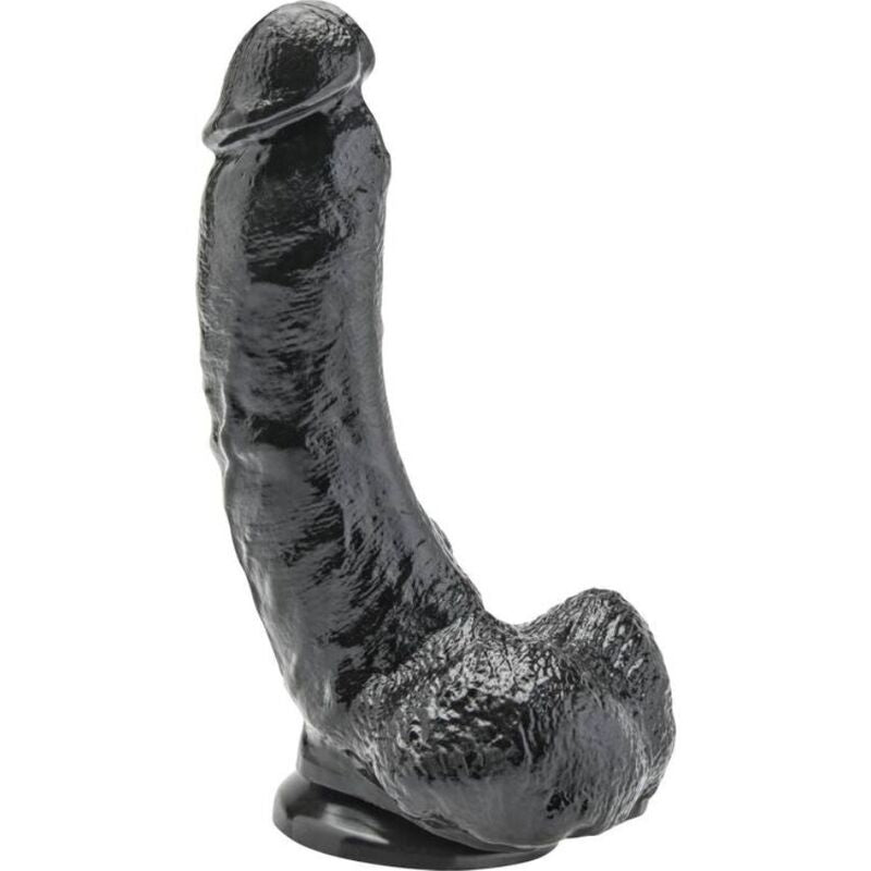 GET REAL - DILDO 20,5 CM WITH BALLS BLACK product image