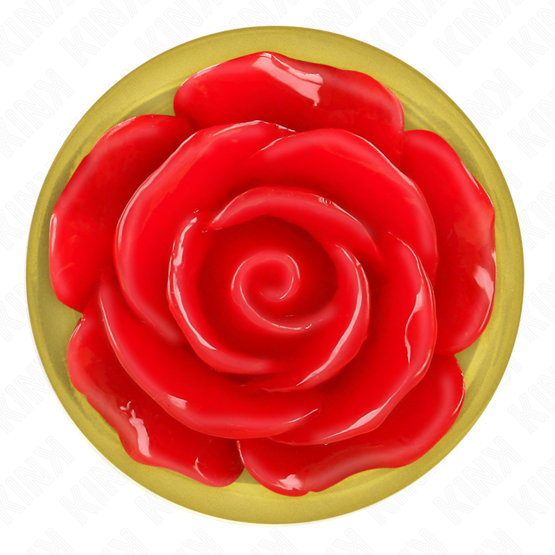 KINK -  PLUG ANAL GOLD ROSE RED SIZE M