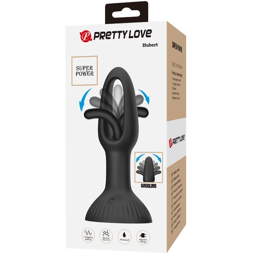 PRETTY LOVE - HUBERT ANAL PLUG WITH 7 VIBRATION MODES