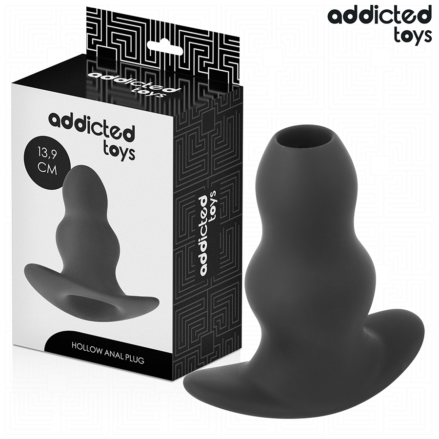 ADDICTED TOYS - HOLLOW ANAL PLUG SILICONE SIZE XL 13.9 CM product image