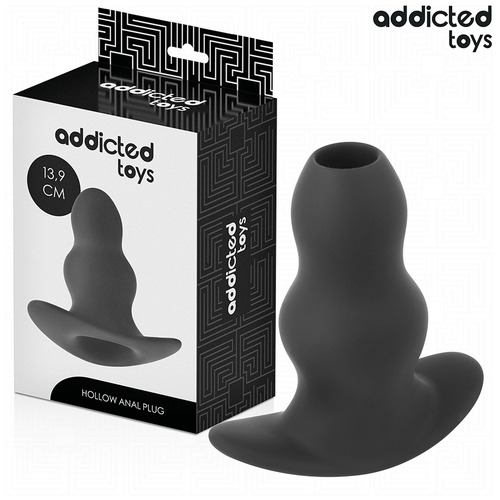 ADDICTED TOYS - HOLLOW ANAL PLUG SILICONE SIZE XL 13.9 CM product image