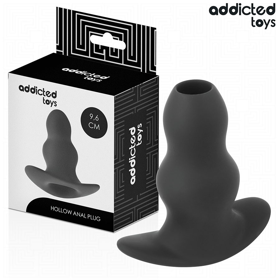 ADDICTED TOYS - HOLLOW ANAL PLUG SILICONE SIZE M 9.6 CM product image