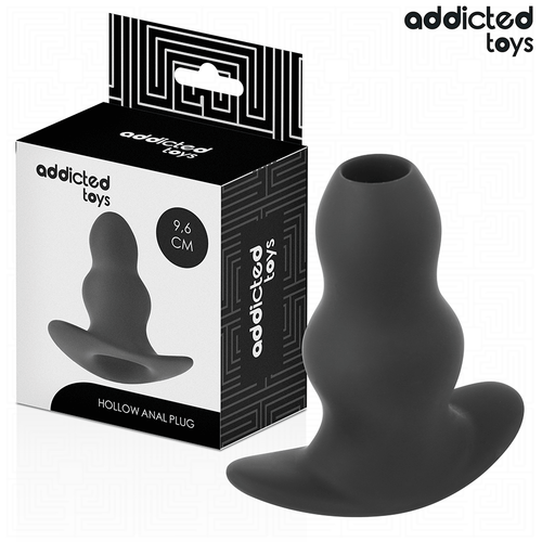 ADDICTED TOYS - HOLLOW ANAL PLUG SILICONE SIZE M 9.6 CM product image