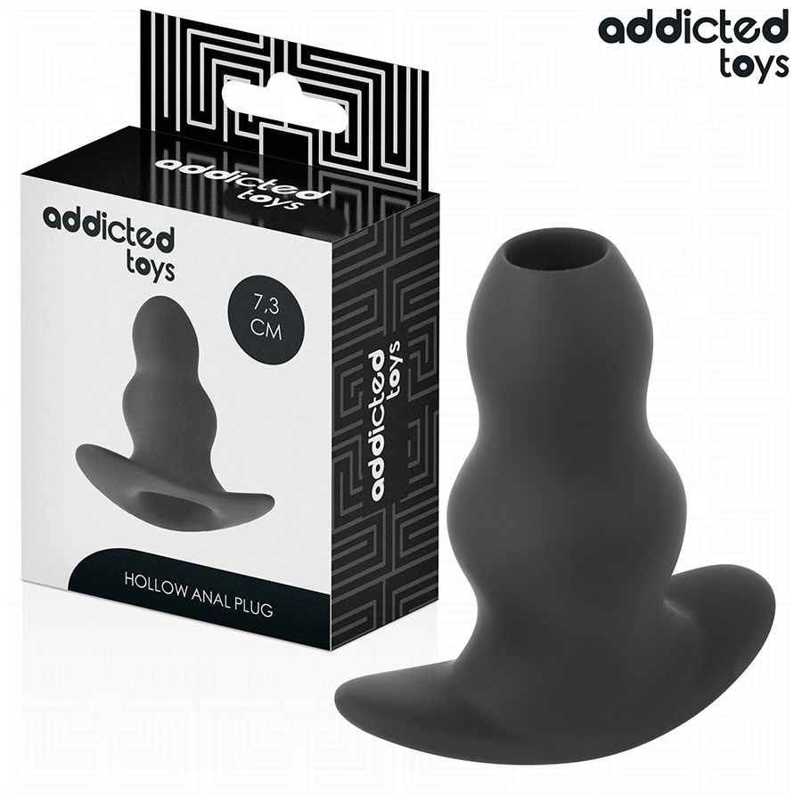ADDICTED TOYS - HOLLOW ANAL PLUG SILICONE SIZE S 7.3 CM product image