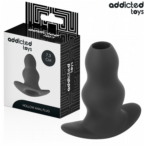 ADDICTED TOYS - HOLLOW ANAL PLUG SILICONE SIZE S 7.3 CM product image