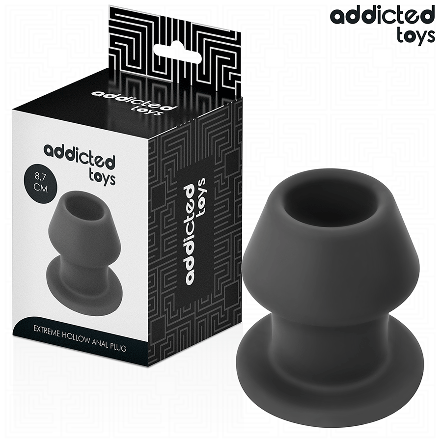 ADDICTED TOYS - EXTREME HOLLOW ANAL PLUG SILICONE SIZE M 8.7 CM product image