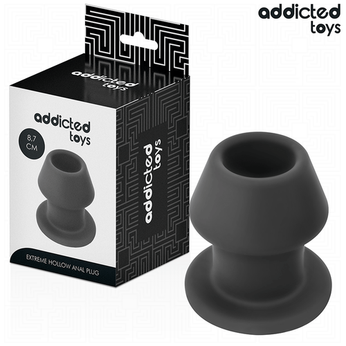 ADDICTED TOYS - EXTREME HOLLOW ANAL PLUG SILICONE SIZE M 8.7 CM product image