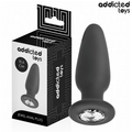 ADDICTED TOYS - ANAL PLUG WITH JEWEL SILICONE SIZE M 10.4 CM product image
