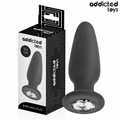 ADDICTED TOYS - ANAL PLUG WITH JEWEL SILICONE SIZE L 12.6 CM product image