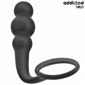 ADDICTED TOYS - ANAL PLUG WITH RING SILICONE MODEL 1