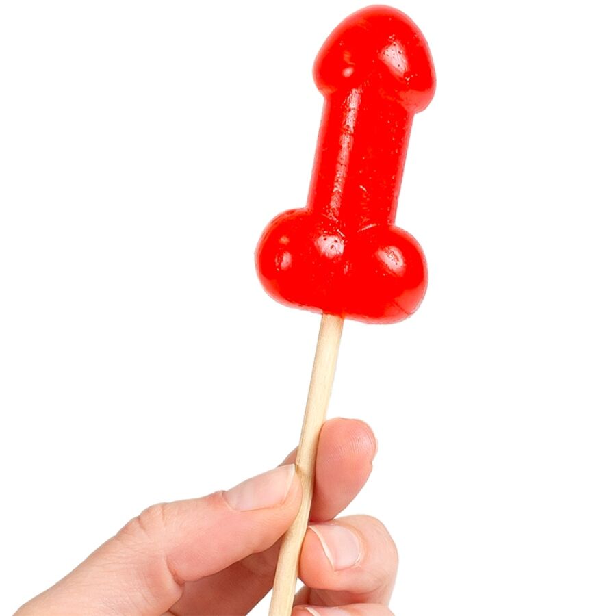 SECRETPLAY - CHERRY CANDY PENIS LOLLIPOP WITH SPICY HEAT EFFECT