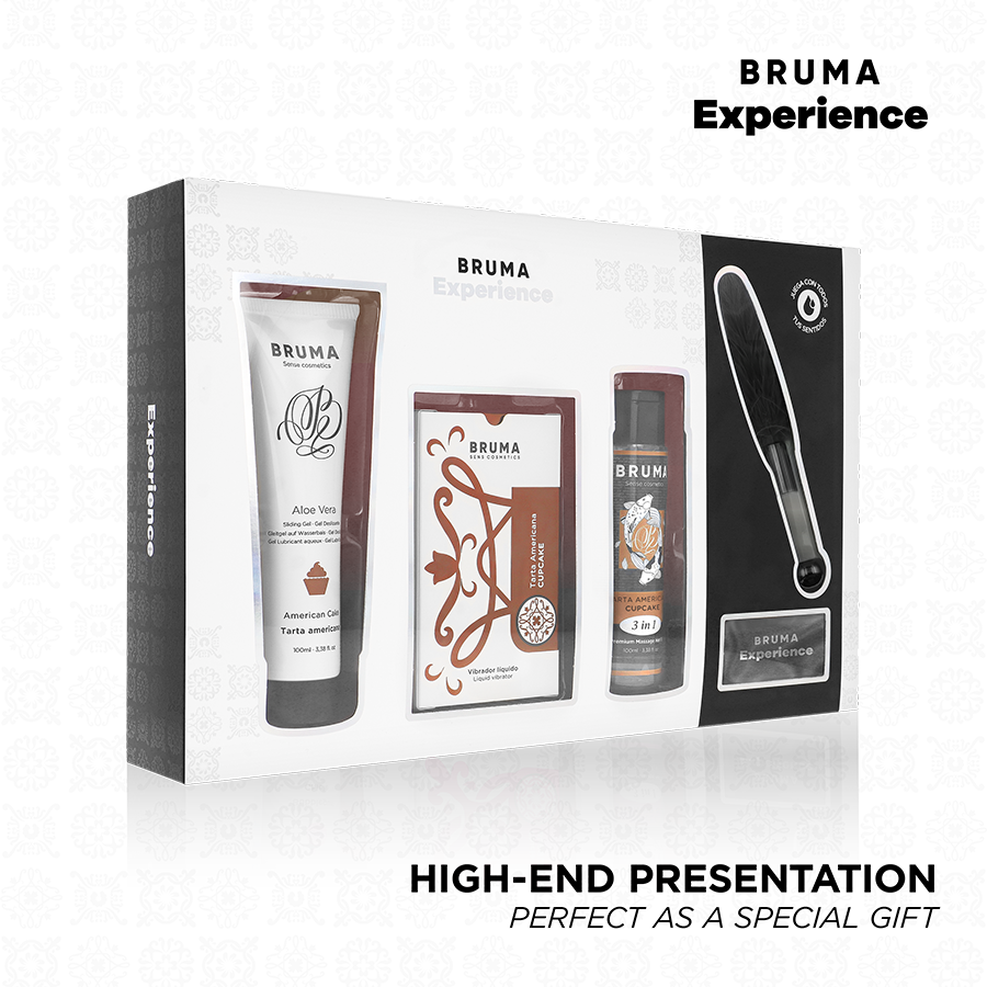 BRUMA XPERIENCE - SWEET TEMPTATION KIT VIBRO-ORGASMIC AMERICAN CAKE