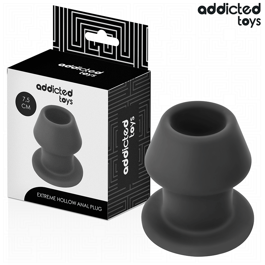 ADDICTED TOYS - EXTREME HOLLOW ANAL PLUG SILICONE SIZE S 7.5 CM product image