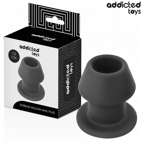 ADDICTED TOYS - EXTREME HOLLOW ANAL PLUG SILICONE SIZE S 7.5 CM product image