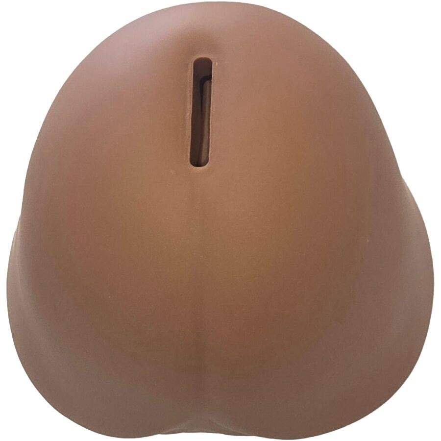 DIABLO PICANTE - PIGGY BANK IN THE SHAPE OF A GLANS DARK TONE