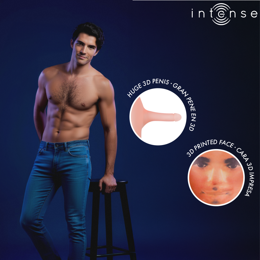 INTENSE DOLLS - ANTHONY INFLATABLE DOLL WITH 3D PENIS