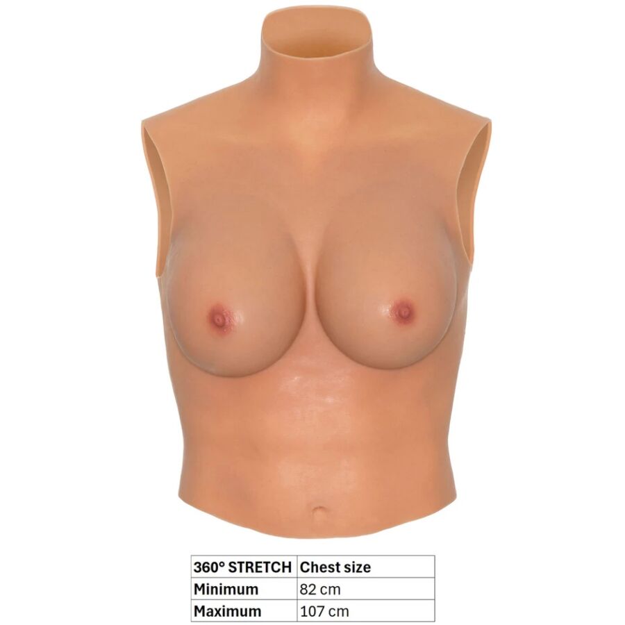 HIDDEN DESIRE - ALTER EGO WEARABLE BREAST SHIRT E-CUP FLESH