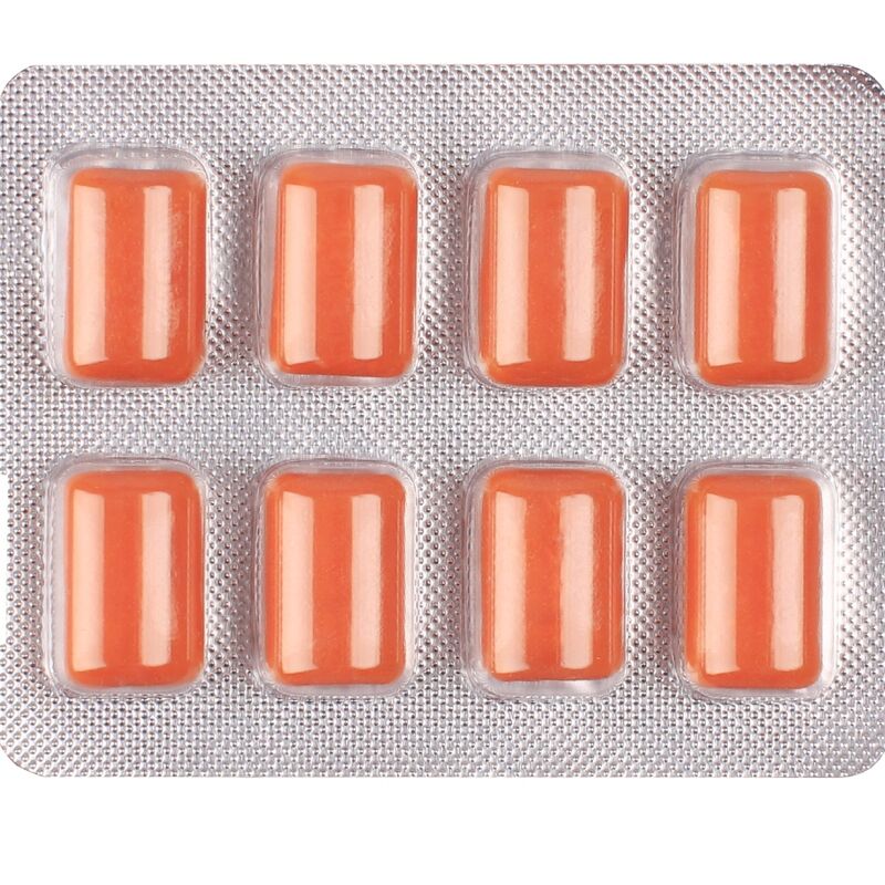 WUG MULTIVIT - FUNCTIONAL MULTIVITAMIN TROPICAL FLAVOUR GUM BLISTER 8 PCS