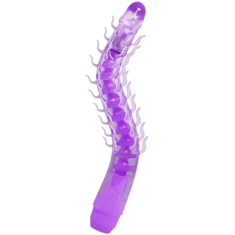 BAILE - FLEXI VIBE SENSUAL SPINE BENDABLE VIBRATING DILDO LILAC 23.5 CM product image
